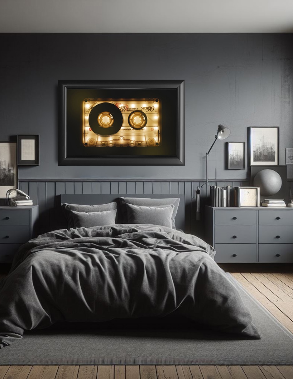 Cuadro decorativo cassette 2