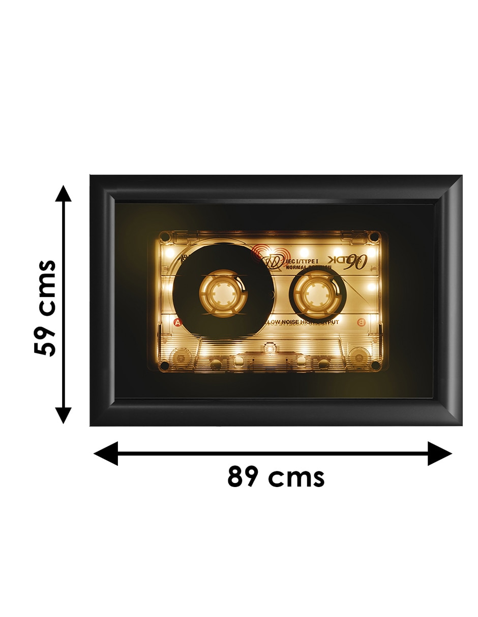 Cuadro decorativo cassette 6