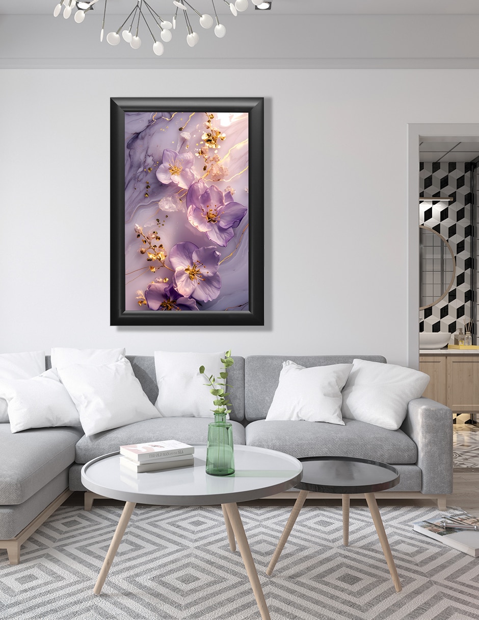 Cuadro decorativo lilac flowers 2