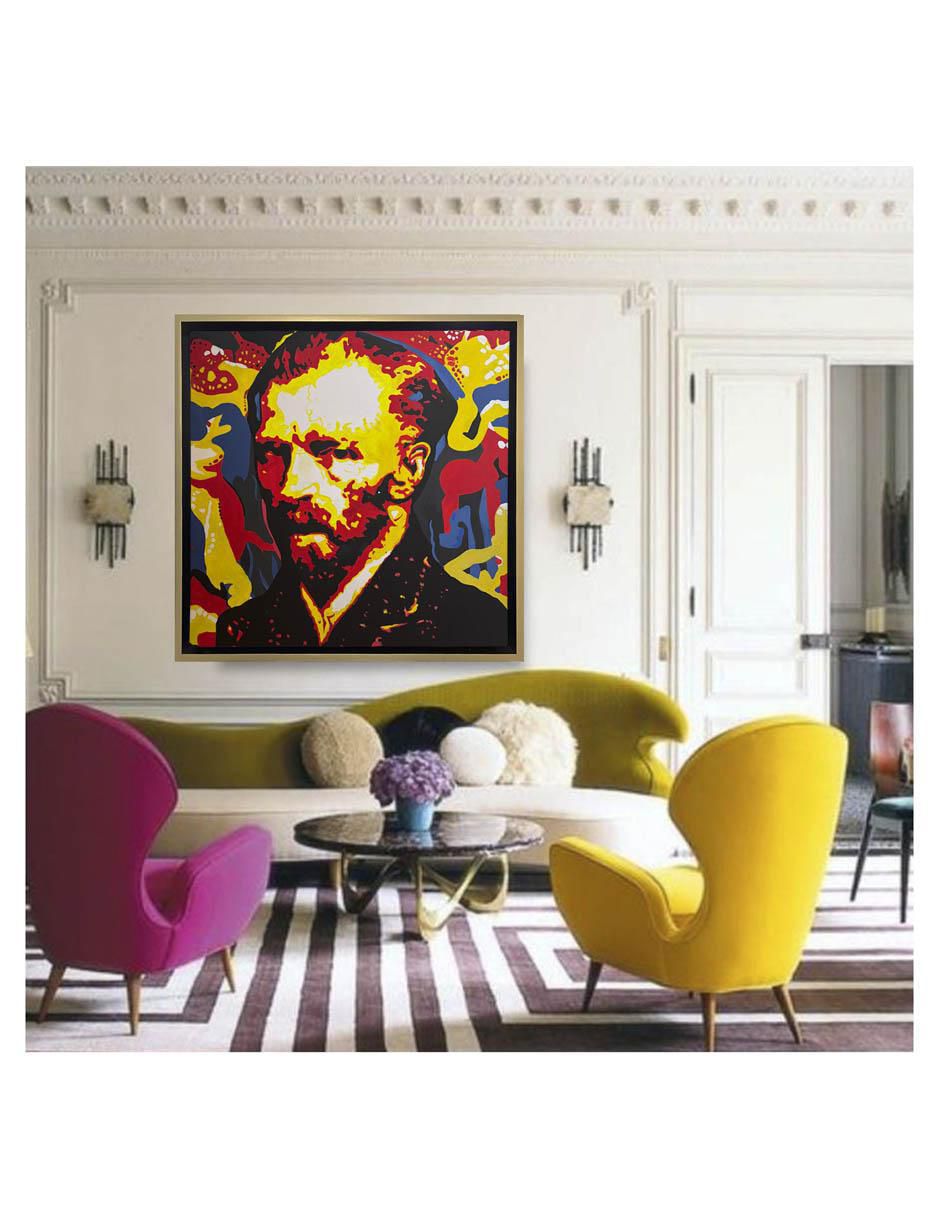 Pintura Van Gogh técnica acrílico PopArt 3