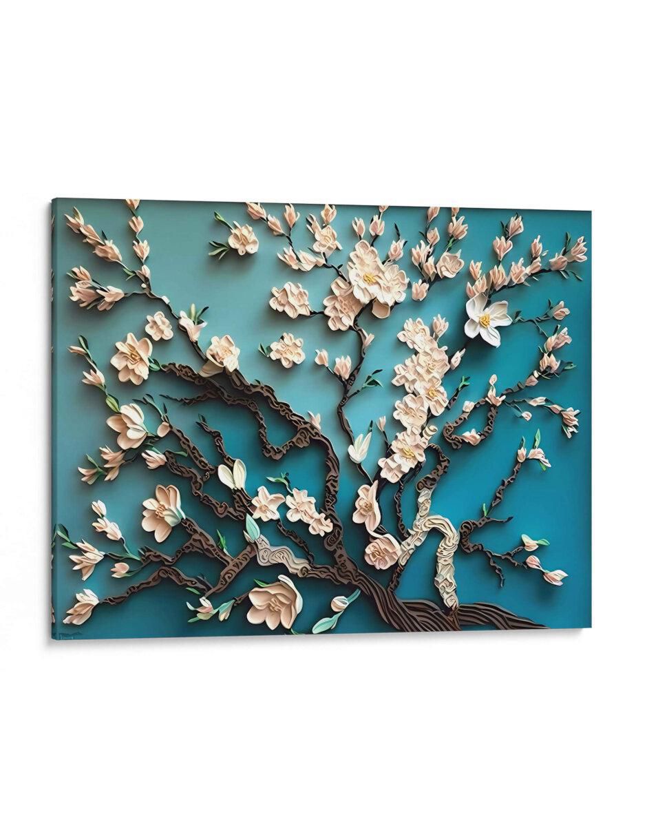 Cuadro decorativo Almendro en flor - Mafer Villarreal