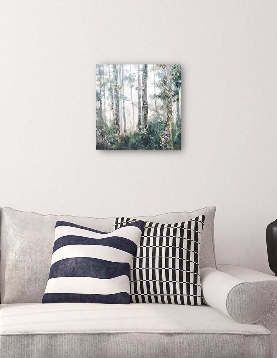 Cuadro decorativo Resplandor técnica mixta Bosques 5