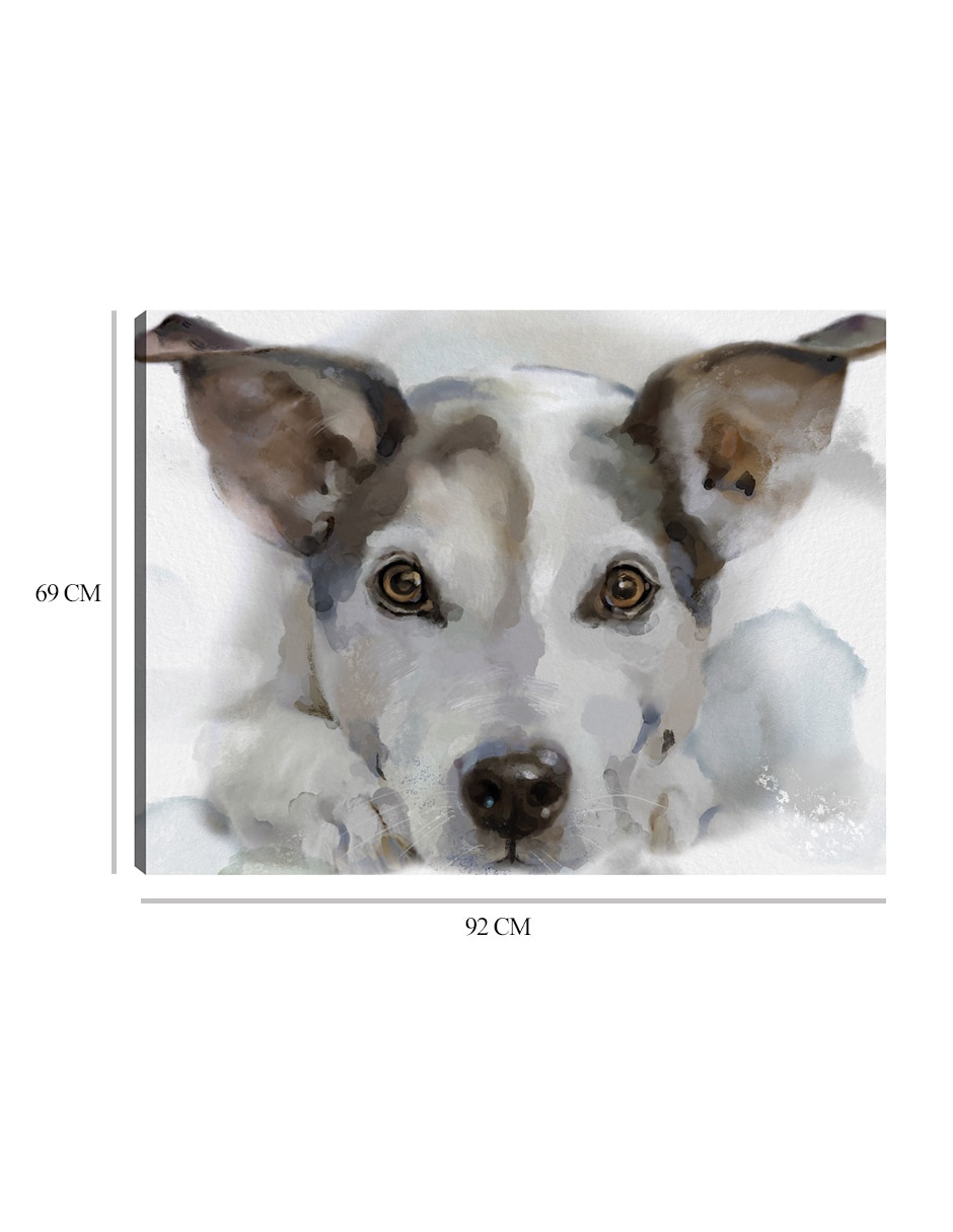 Cuadro decorativo Sabuesos de galería I técnica mixta Animales Domésticos 2