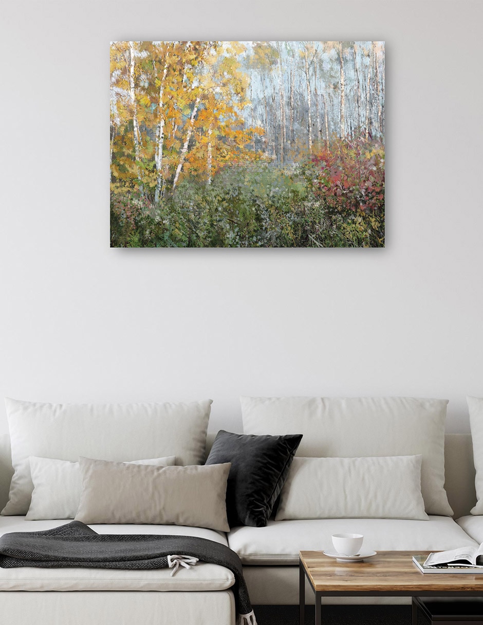 Cuadro decorativo Rueda de color técnica mixta Bosques 5