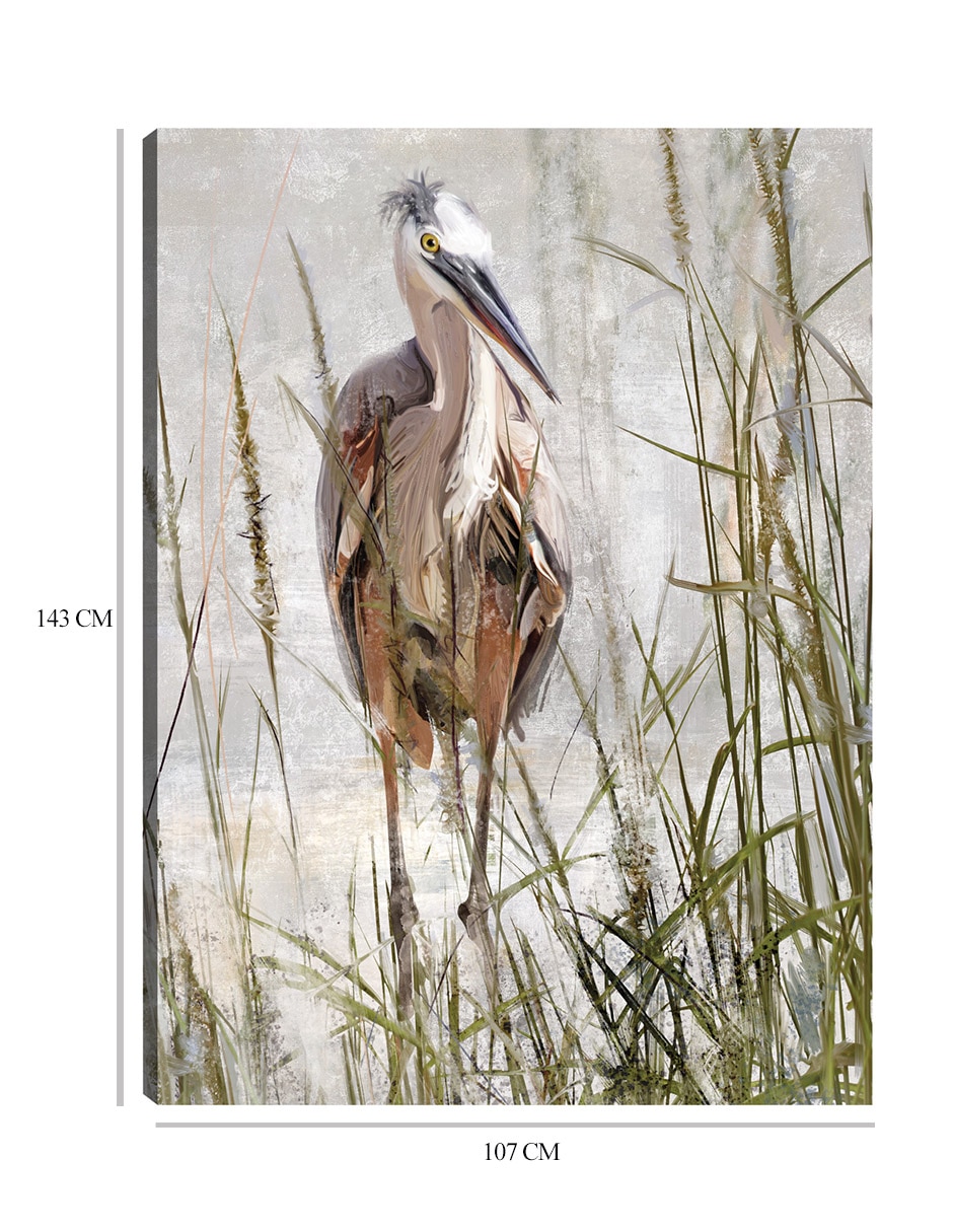 Cuadro decorativo técnica mixta Aves Silvestres 2