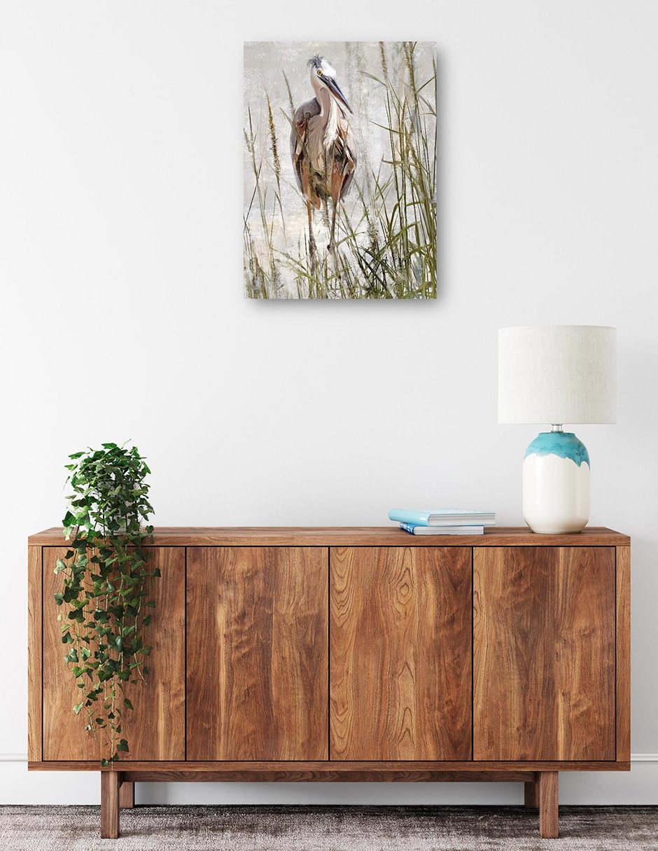 Cuadro decorativo técnica mixta Aves Silvestres 2