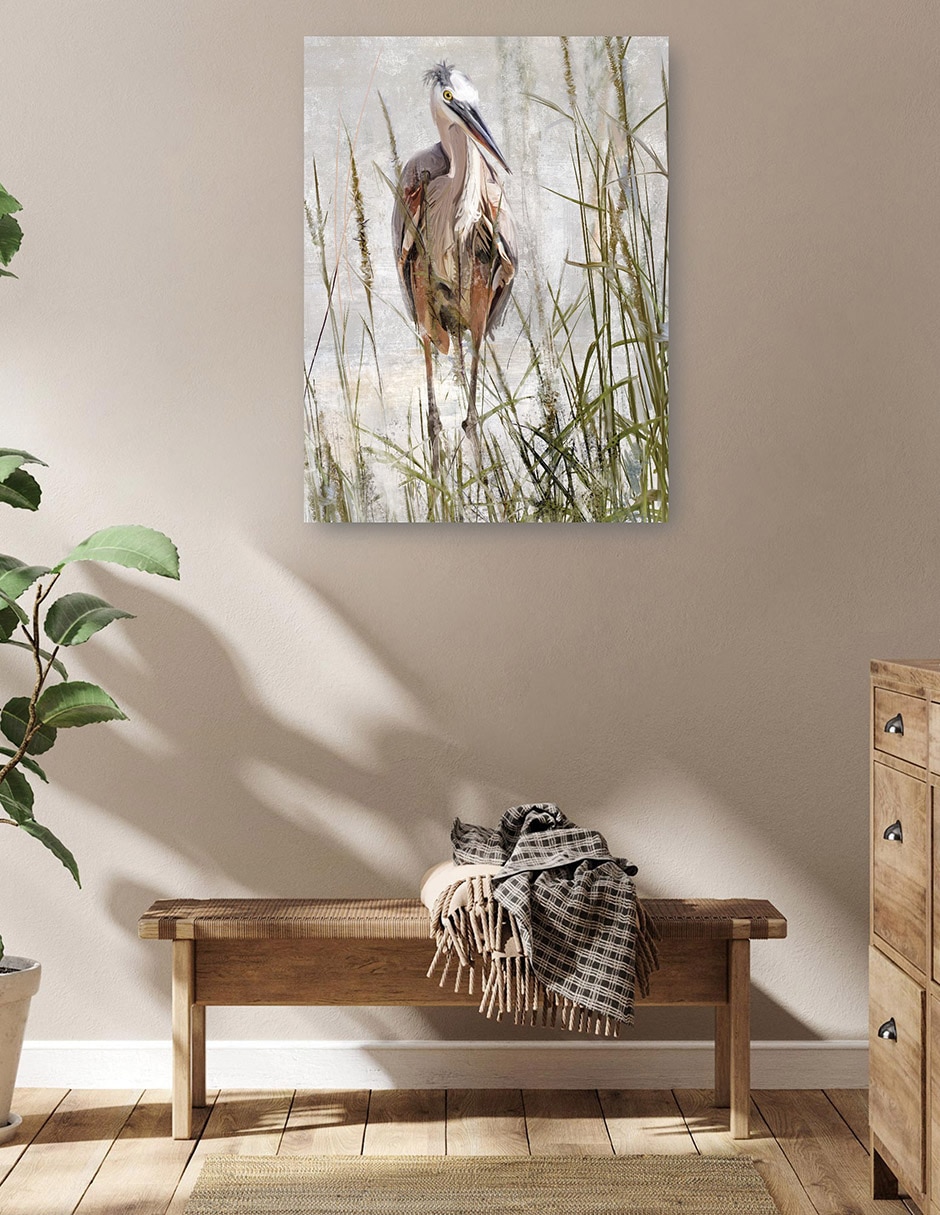 Cuadro decorativo técnica mixta Aves Silvestres 5