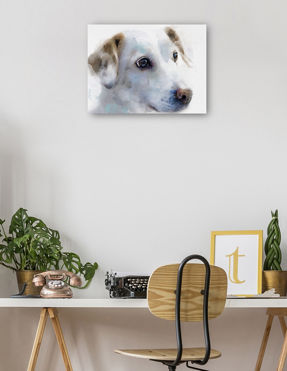 Cuadro decorativo Sabuesos de galería III técnica mixta Animales Domésticos 3