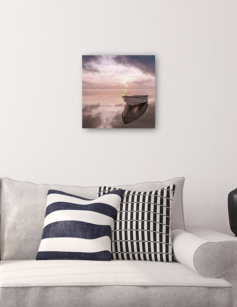 Cuadro decorativo Rubor de noche técnica mixta Lagos 4