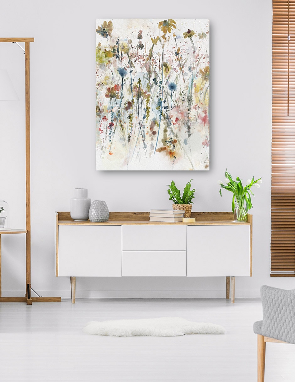 Cuadro decorativo técnica mixta Primavera 6