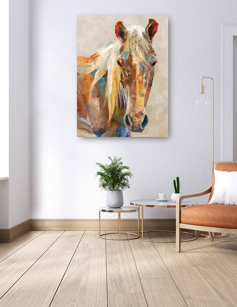 Cuadro decorativo técnica mixta Animales Domésticos 6