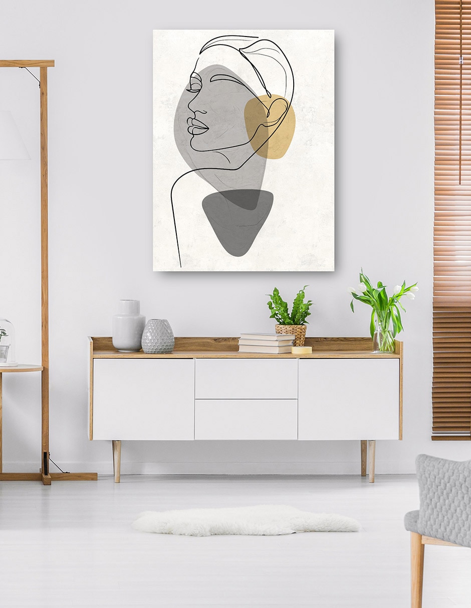 Cuadro decorativo técnica mixta Gente 6