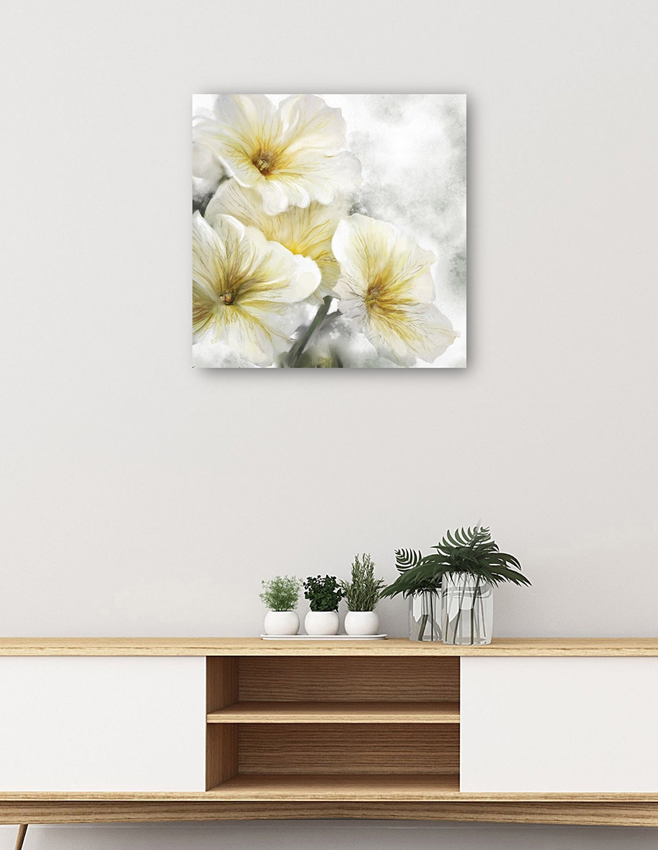 Cuadro decorativo técnica mixta Floración 5