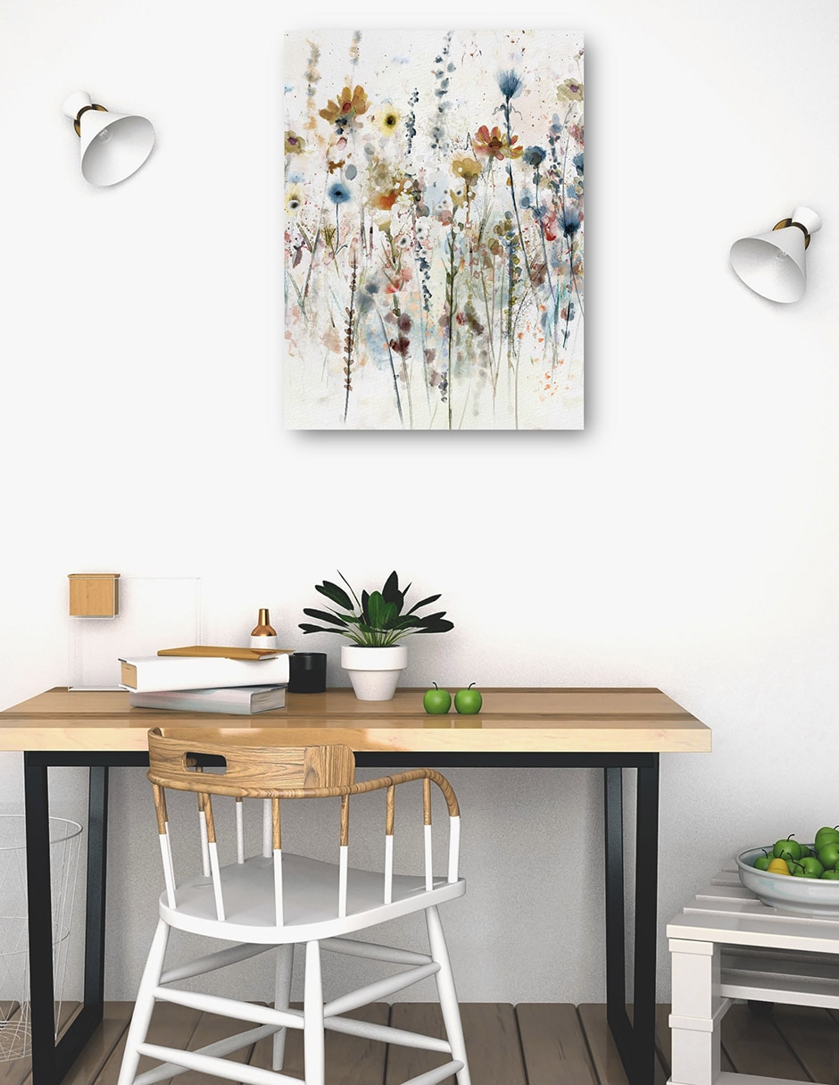 Cuadro decorativo técnica mixta Primavera 4