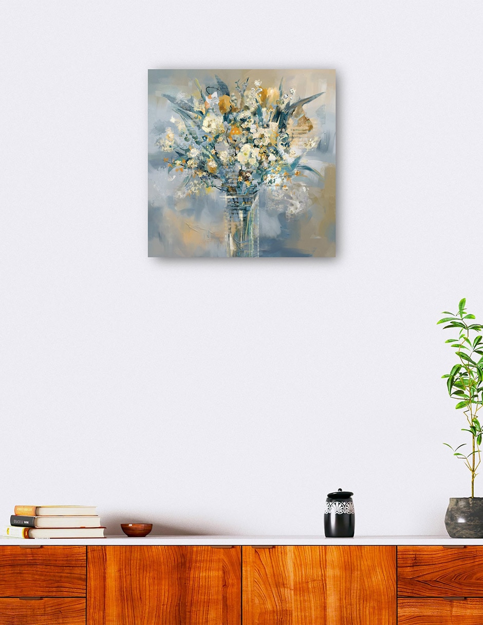 Cuadro decorativo Soho I técnica mixta Floreros 7