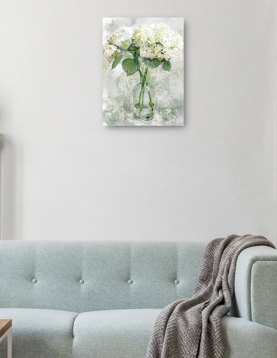 Cuadro decorativo Sencillez técnica mixta Floreros 2