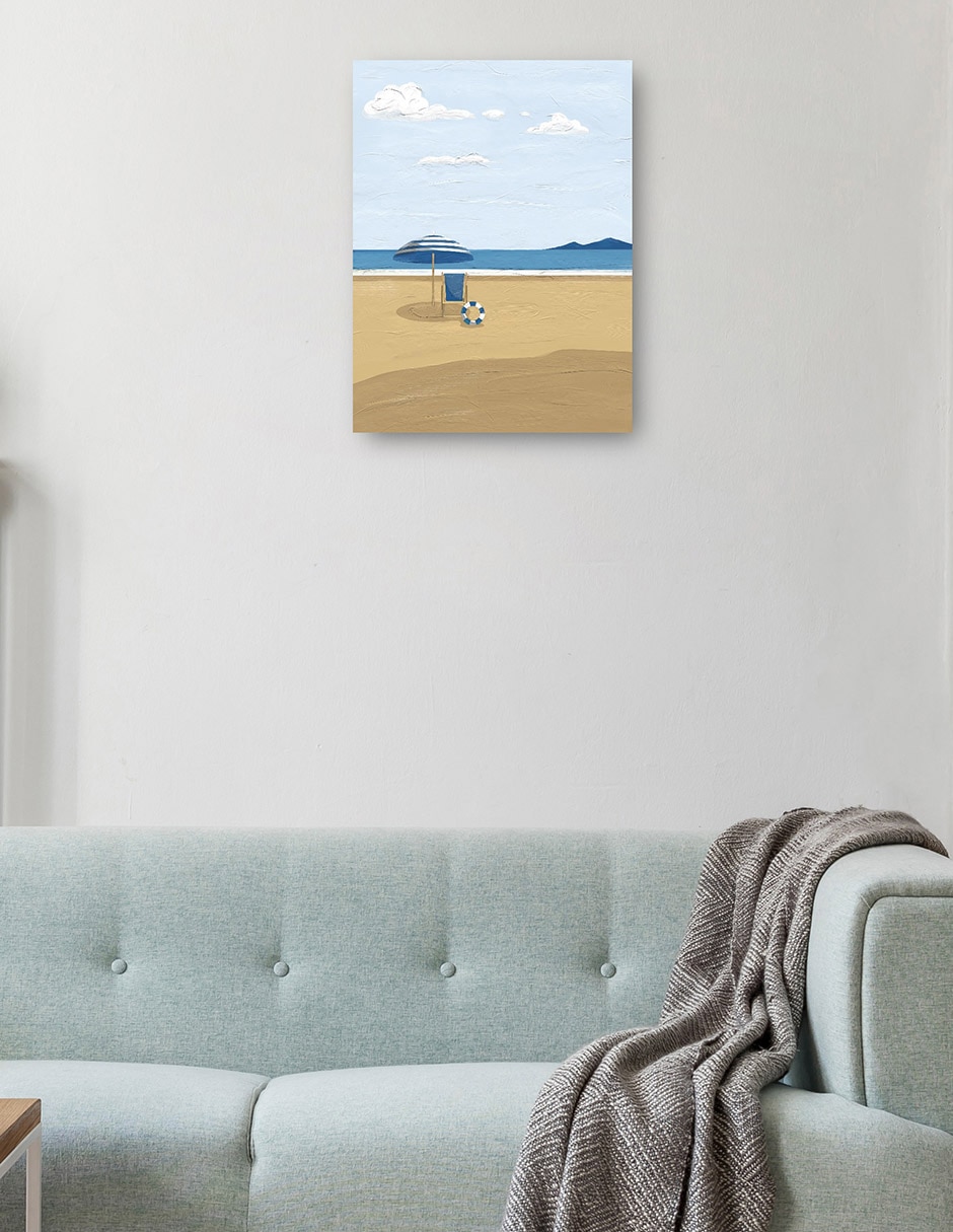 Cuadro decorativo Serie de verano II técnica mixta Playas 2