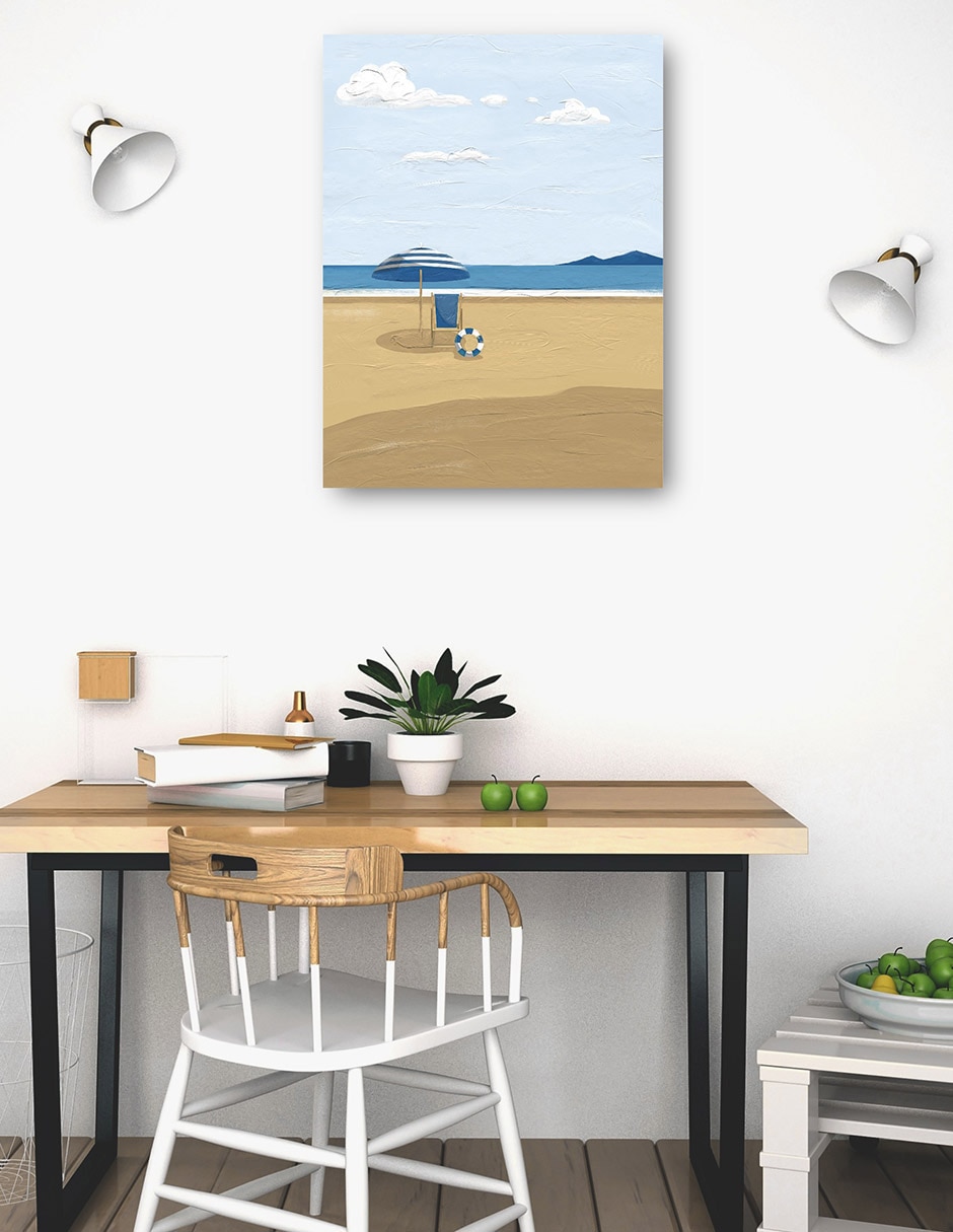Cuadro decorativo Serie de verano II técnica mixta Playas 4