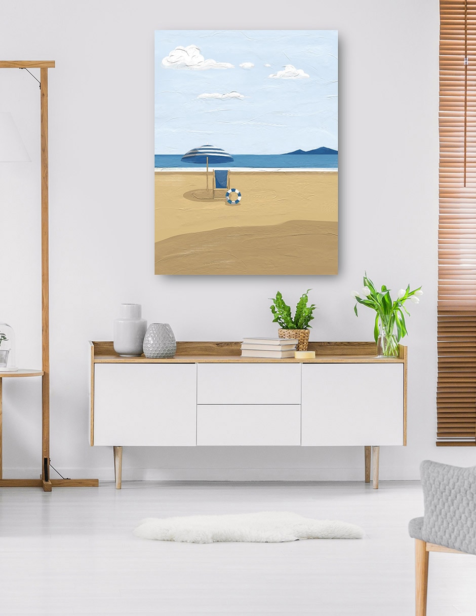 Cuadro decorativo Serie de verano II técnica mixta Playas 6