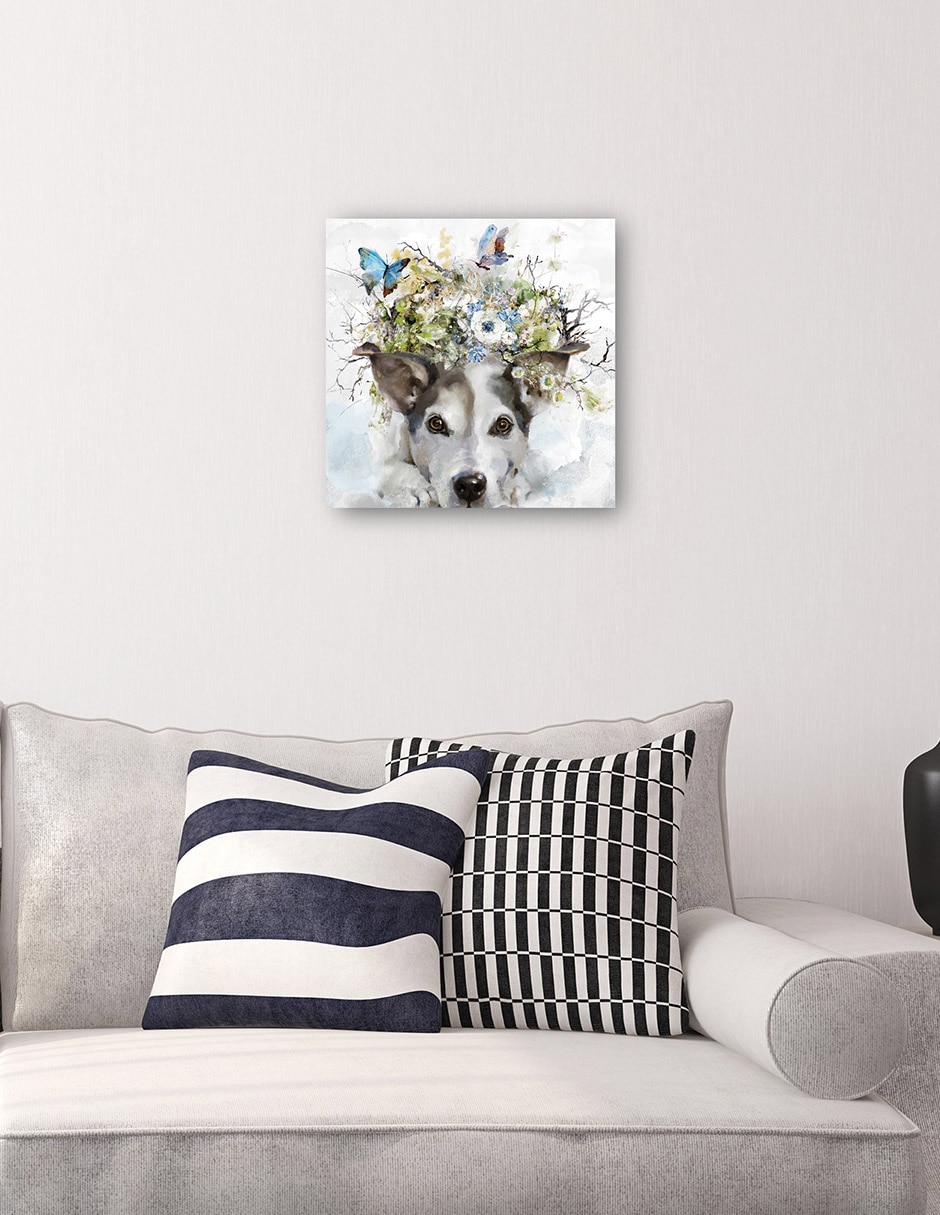 Cuadro decorativo Sabuesos de Tierra I técnica mixta Animales Domésticos 4
