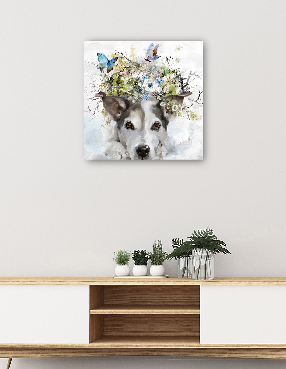 Cuadro decorativo Sabuesos de Tierra I técnica mixta Animales Domésticos 5