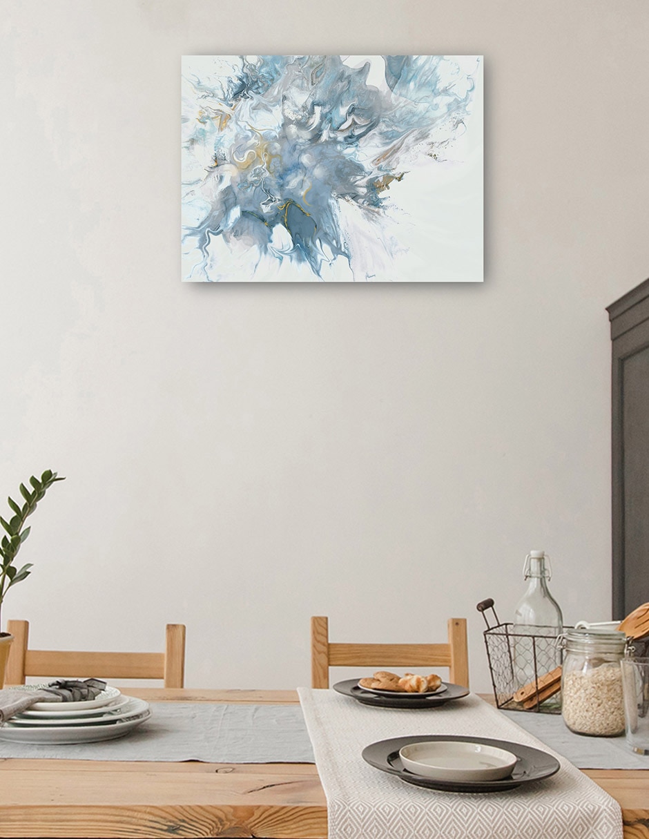 Cuadro decorativo Simpático I técnica mixta Formas 4