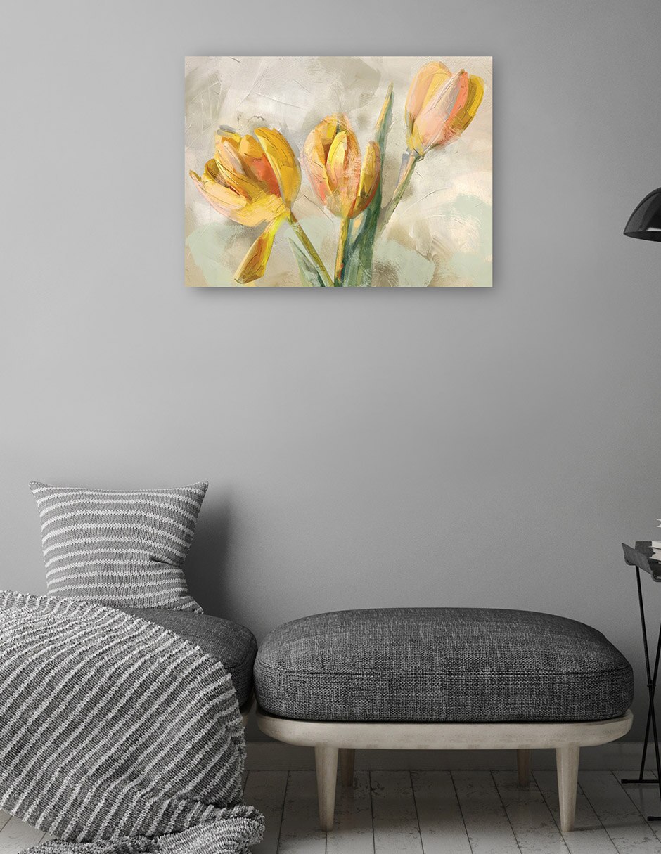 Cuadro decorativo Simplemente primavera técnica mixta Floración 4