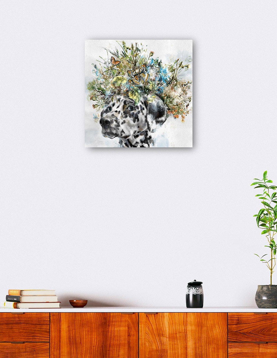 Cuadro decorativo Sabuesos de Tierra IV técnica mixta Animales Domésticos 6