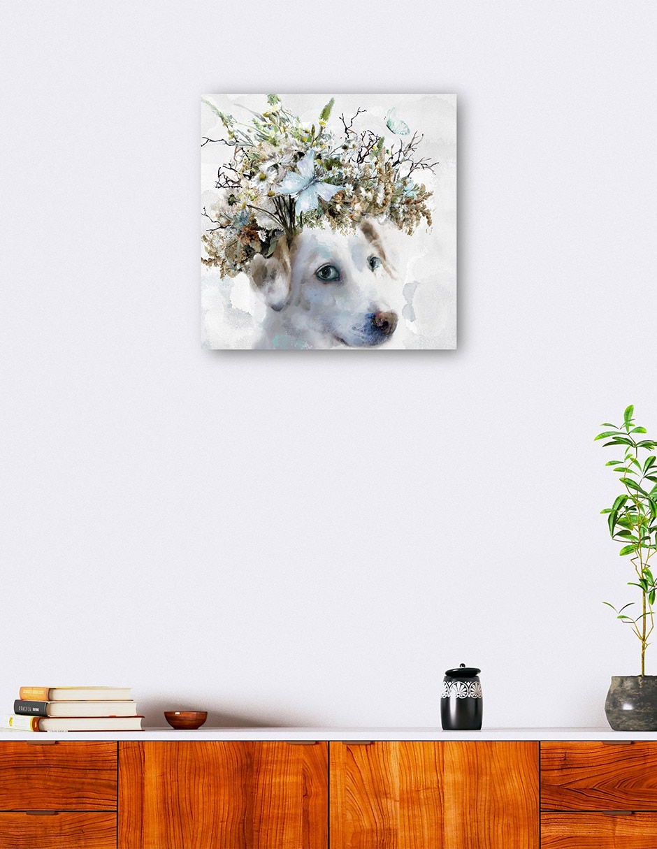 Cuadro decorativo Sabuesos de Tierra III técnica mixta Animales Domésticos 7