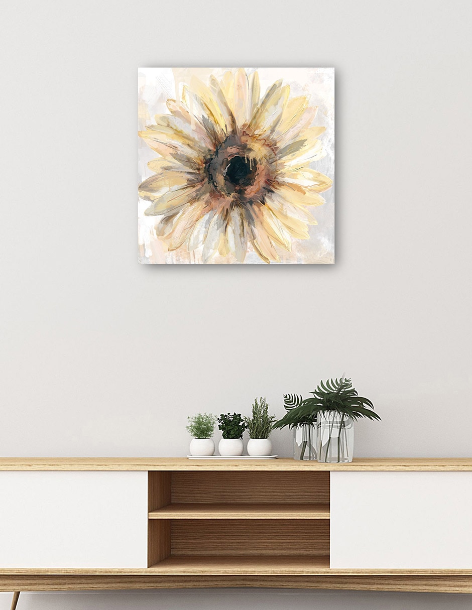 Cuadro decorativo Soleado técnica mixta Girasoles 5