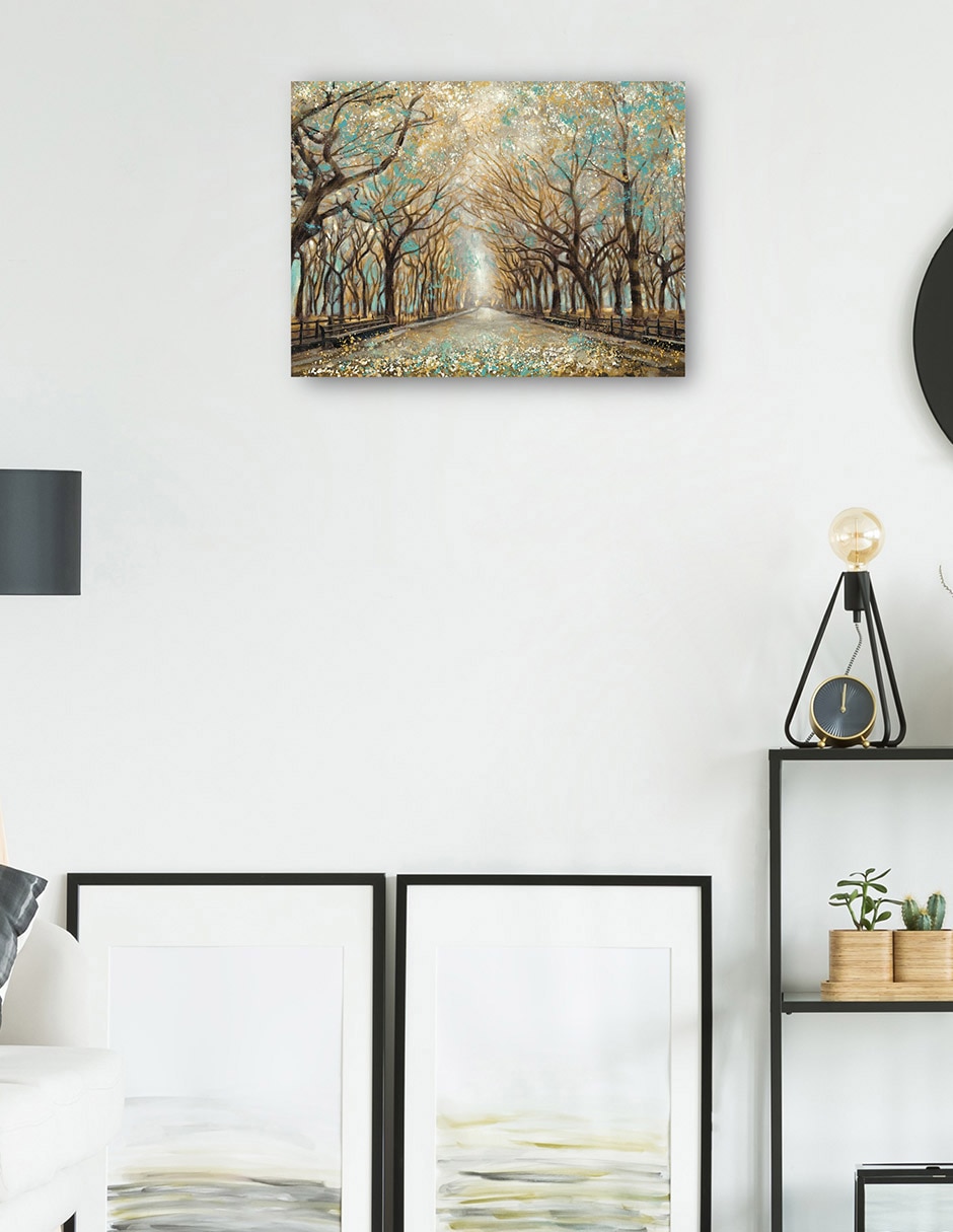 Cuadro decorativo Silencio momentáneo técnica mixta Caminos 3