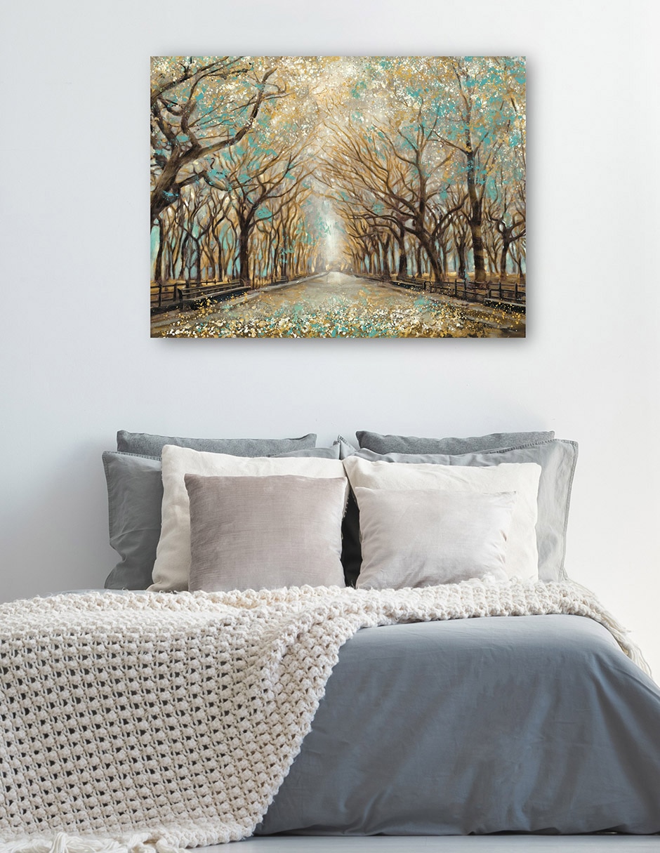 Cuadro decorativo Silencio momentáneo técnica mixta Caminos 5
