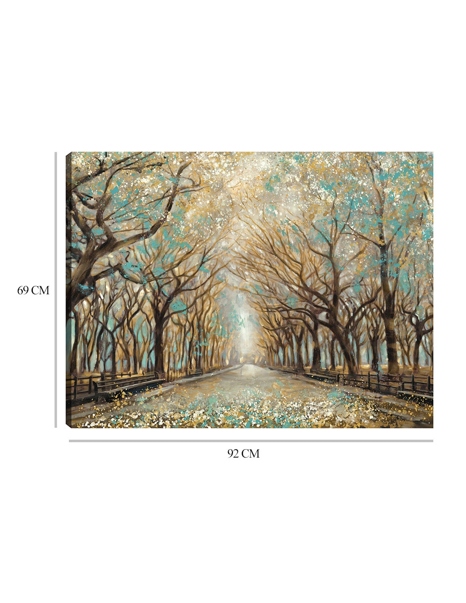 Cuadro decorativo Silencio momentáneo técnica mixta Caminos 2