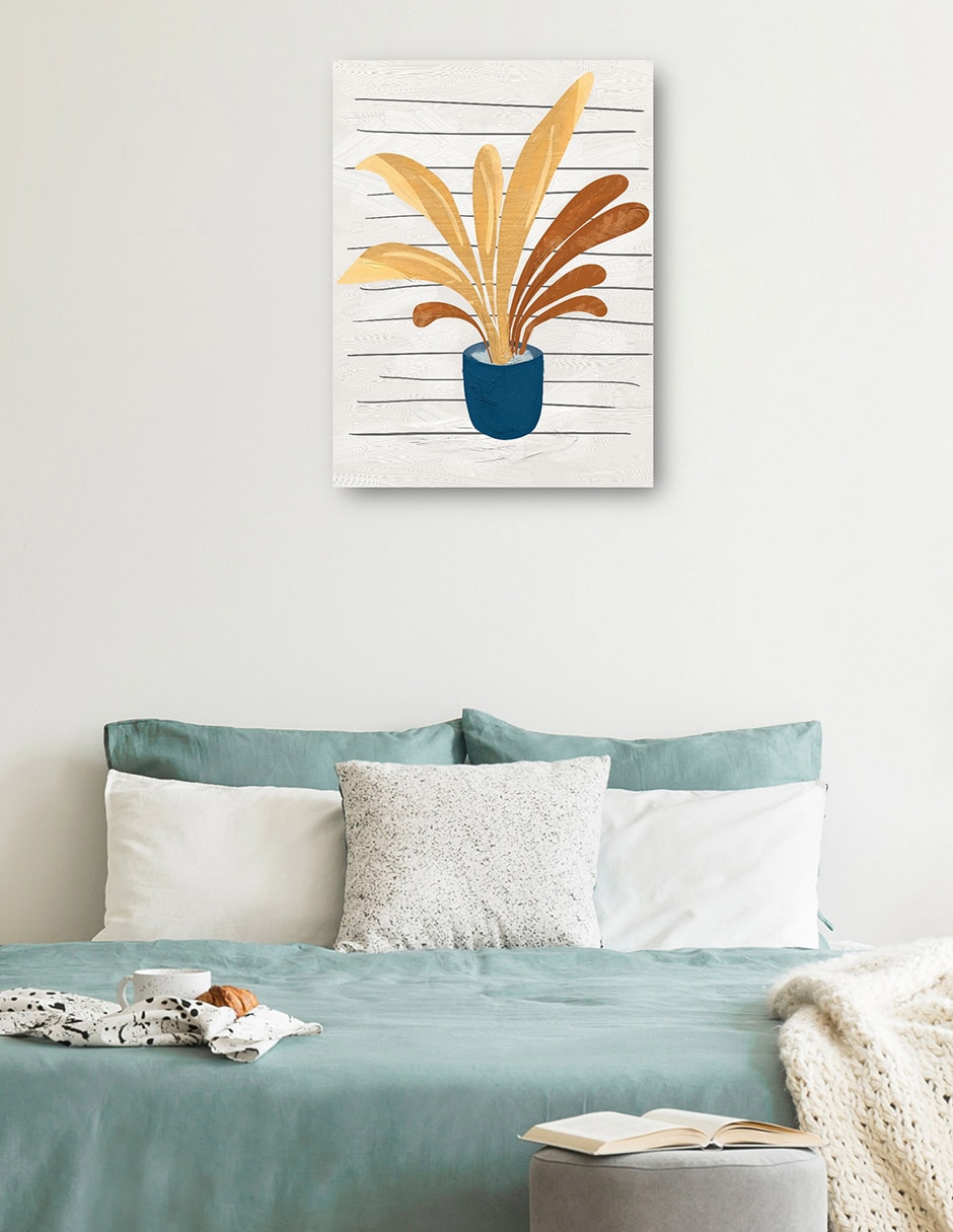 Cuadro decorativo Simple III técnica mixta Macetas 3