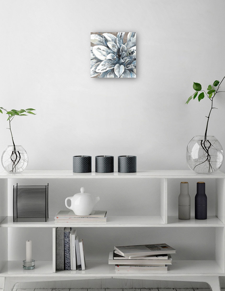 Cuadro decorativo Silver Spring I técnica mixta Floración 2