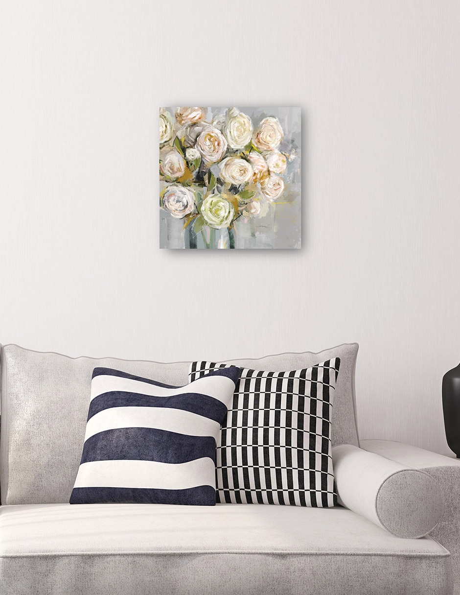 Cuadro decorativo Skylar técnica mixta Floreros 4
