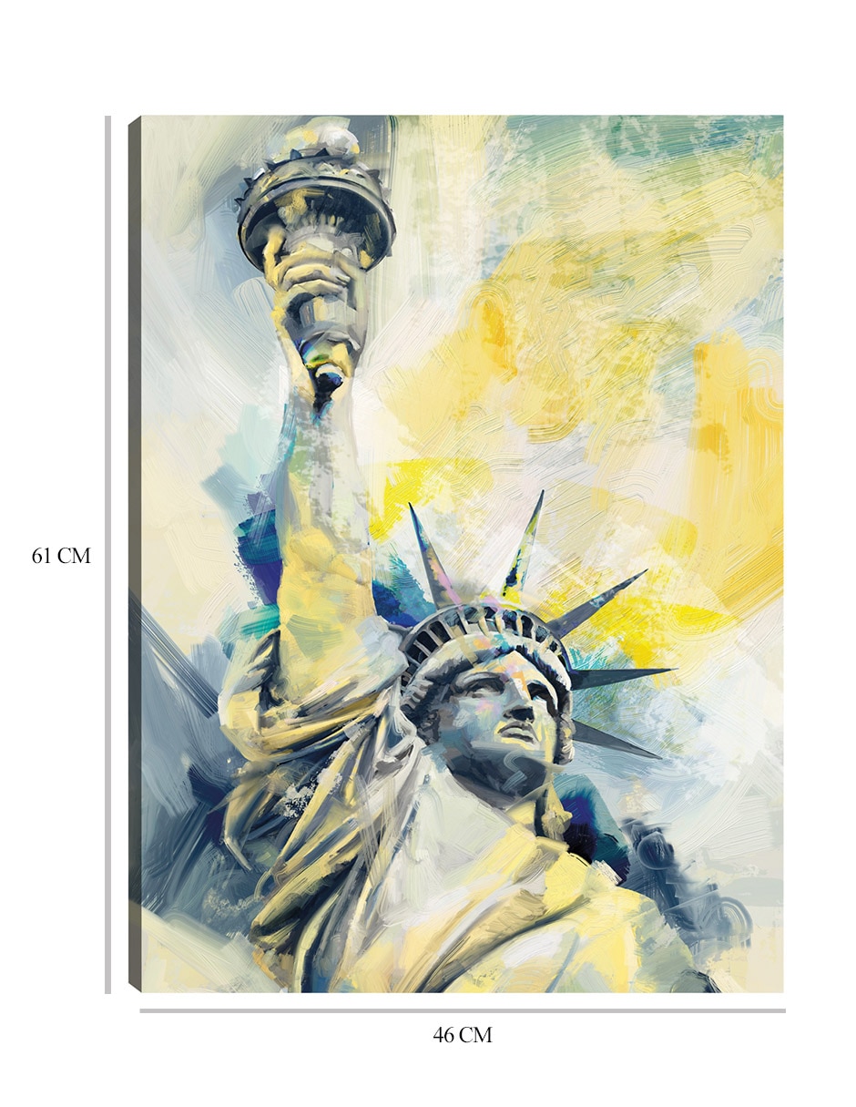 Cuadro decorativo Señorita Libertad técnica mixta Moderno 9