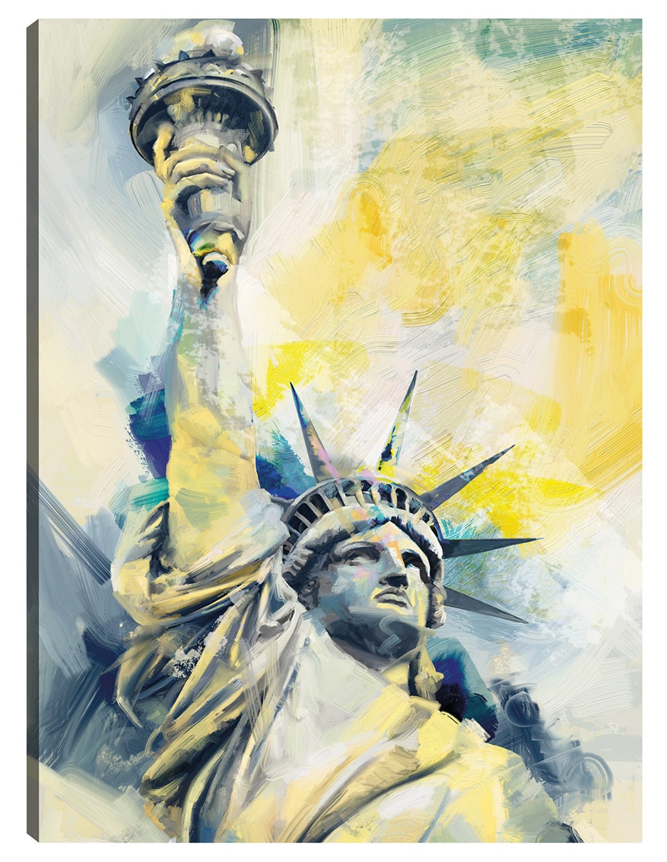 Cuadro decorativo Señorita Libertad técnica mixta Moderno Cuadro decorativo Señorita Libertad técnica mixta Moderno