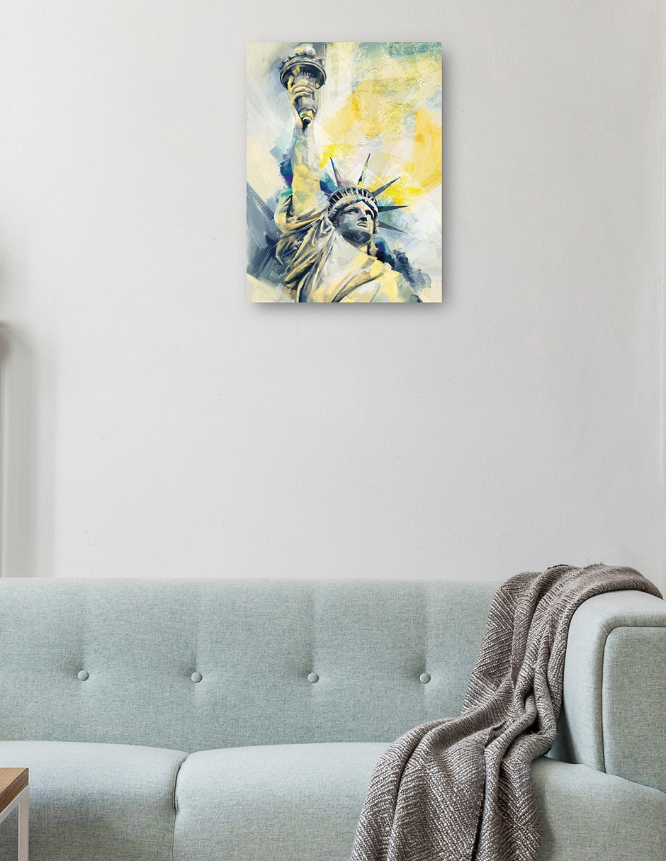 Cuadro decorativo Señorita Libertad técnica mixta Moderno 2
