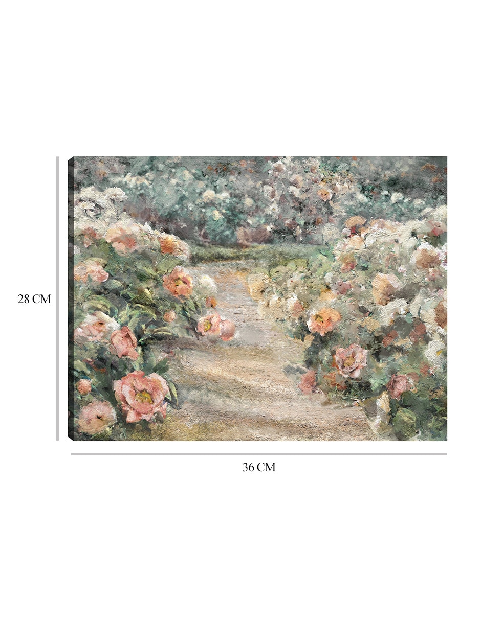 Cuadro decorativo Sendero del jardín técnica mixta Caminos 2