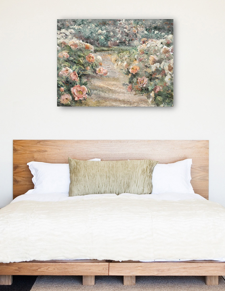 Cuadro decorativo Sendero del jardín técnica mixta Caminos 3