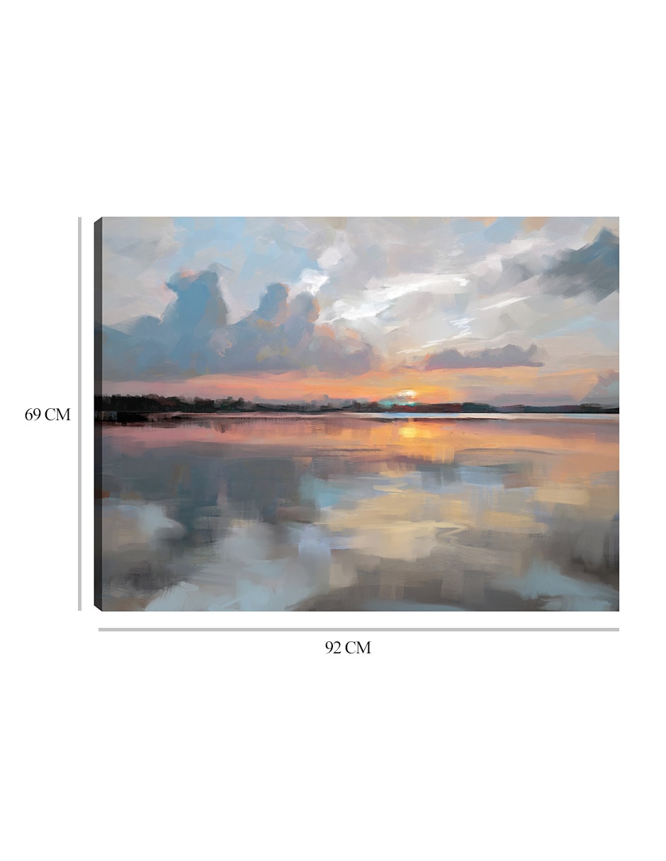Cuadro decorativo Soleil Du Matin técnica mixta Crepúsculo 2