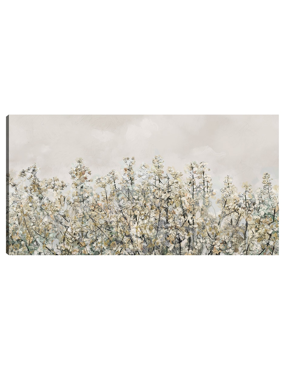 Cuadro decorativo Silencio del prado técnica mixta Primavera
