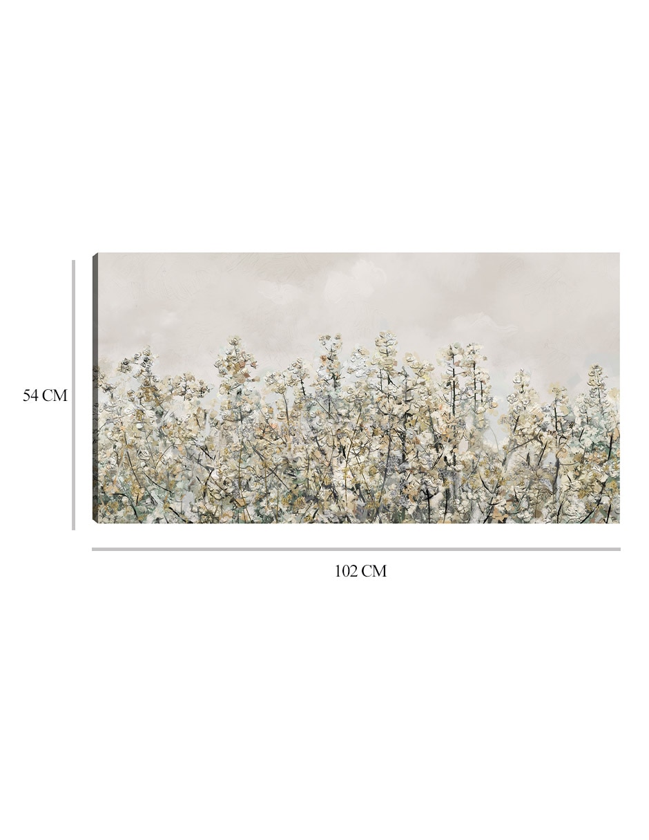 Cuadro decorativo Silencio del prado técnica mixta Primavera 2