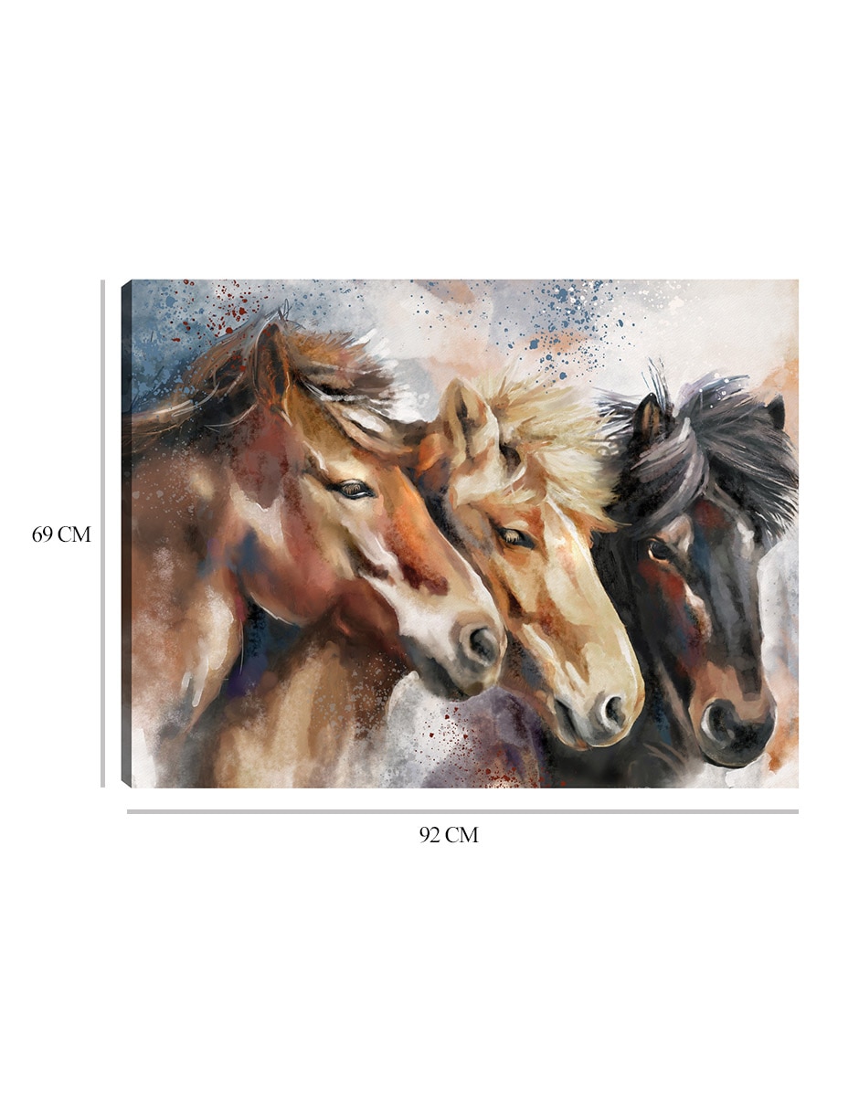 Cuadro decorativo Salvaje de corazón técnica mixta Animales Domésticos 9