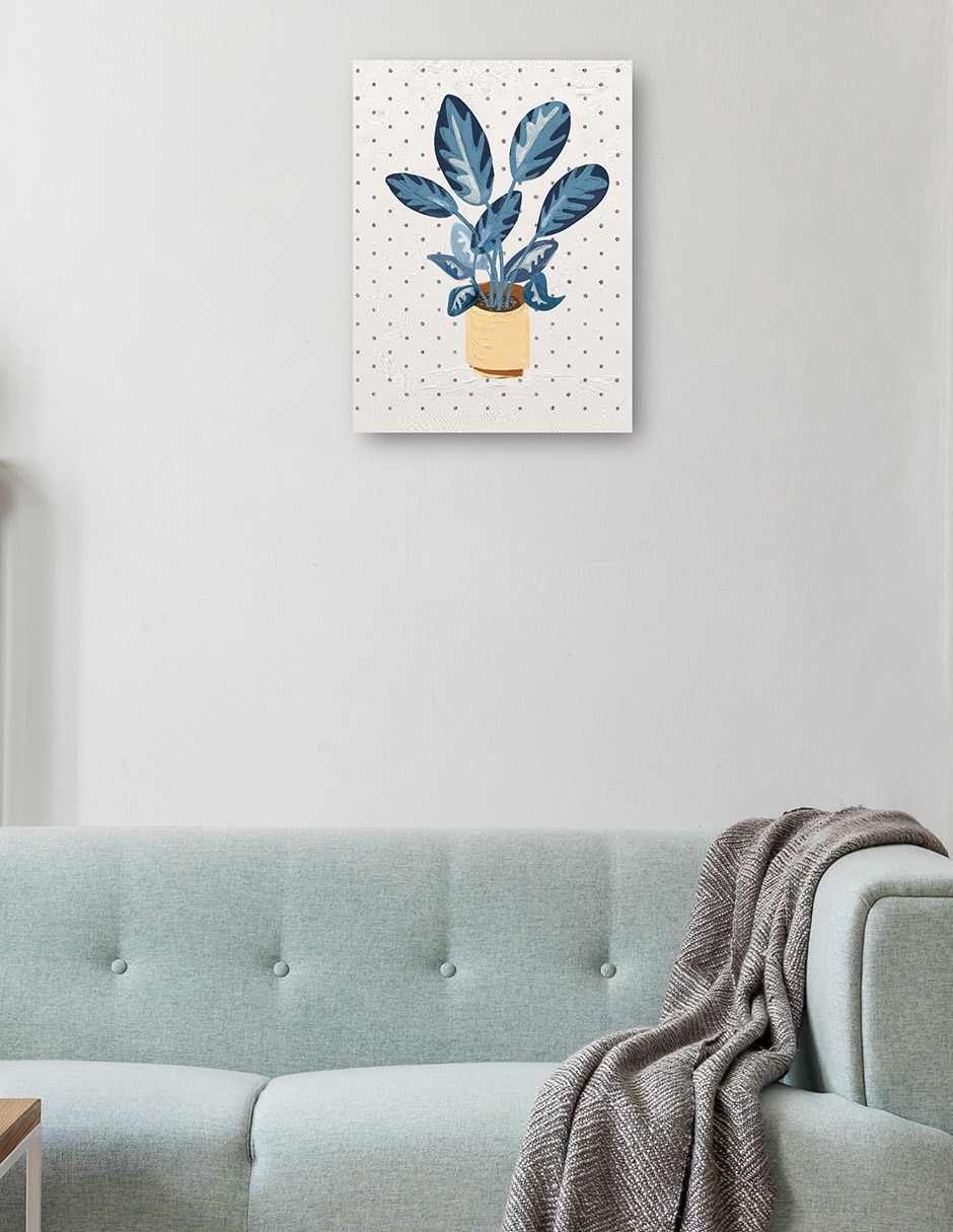 Cuadro decorativo Simple II técnica mixta Macetas 2