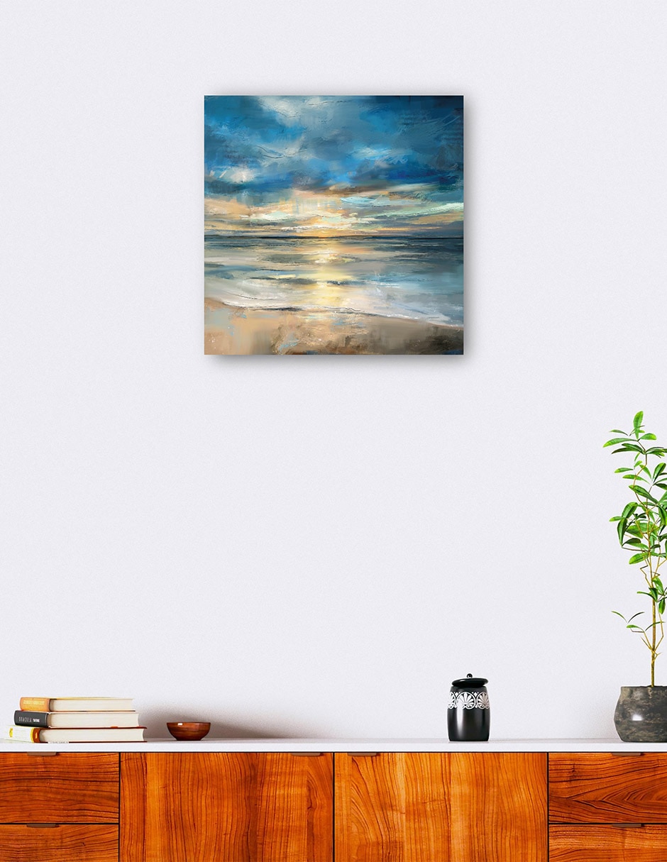 Cuadro decorativo Surf Índigo técnica mixta Playas 6