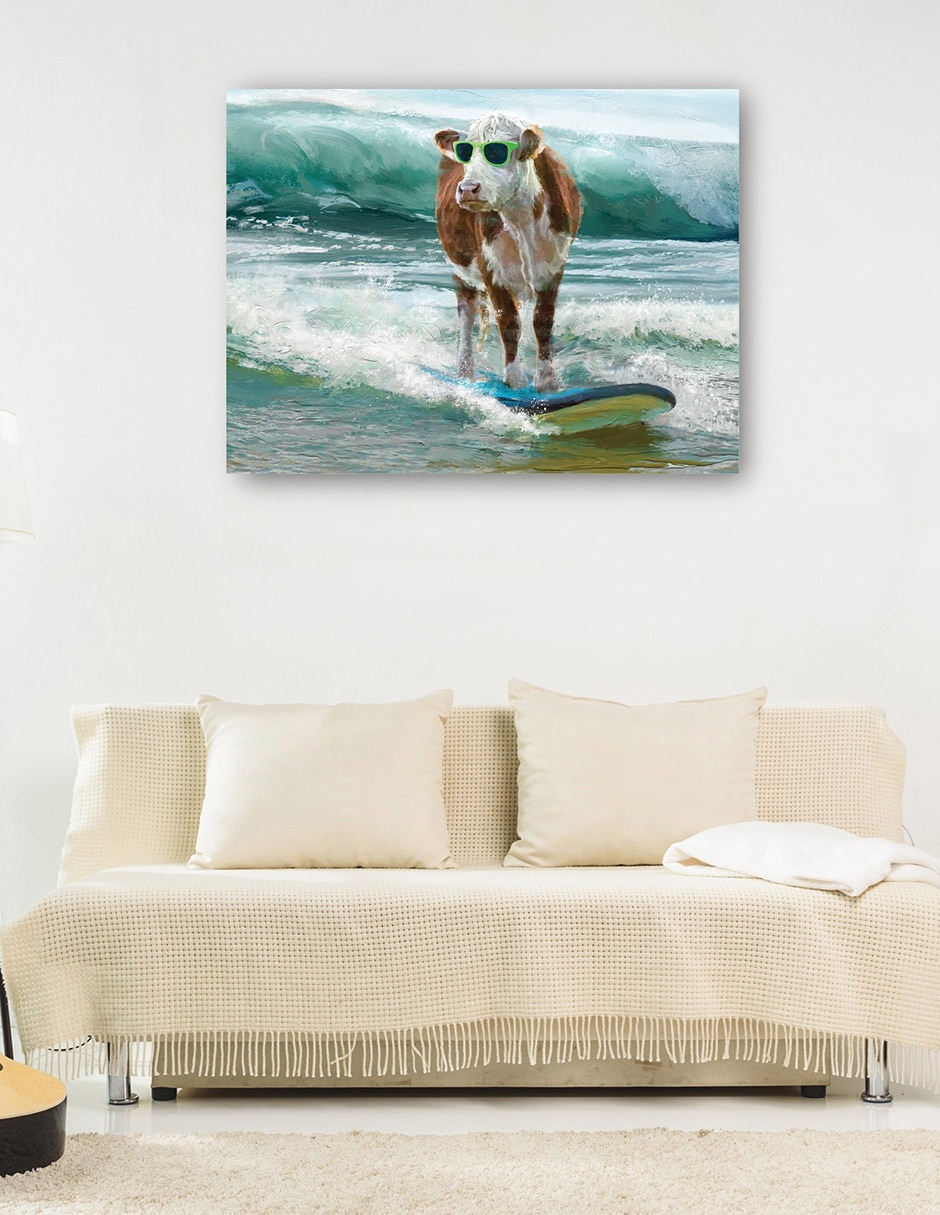 Cuadro decorativo Surf & Turf técnica mixta Playas 6