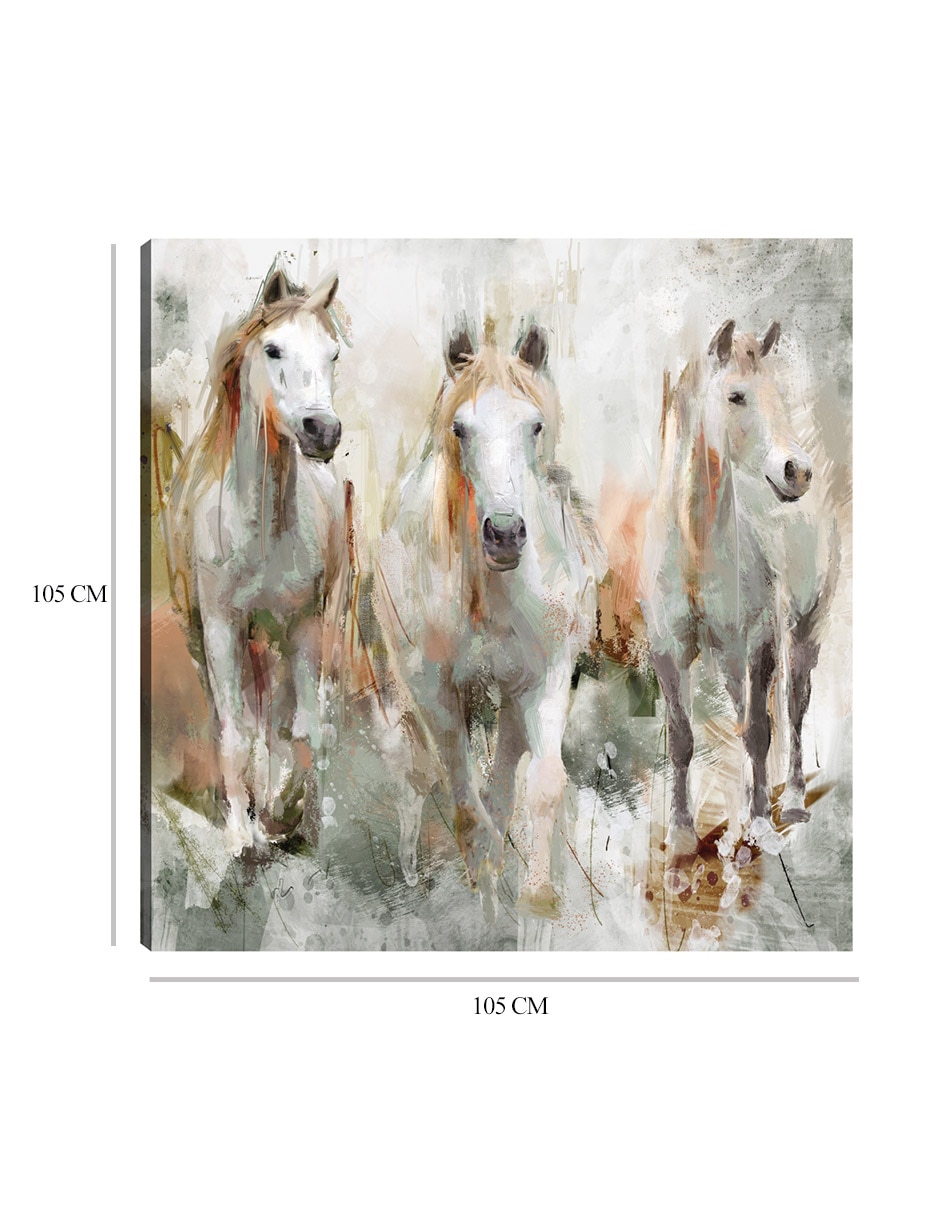 Cuadro decorativo Trifecta técnica mixta Animales Domésticos 2