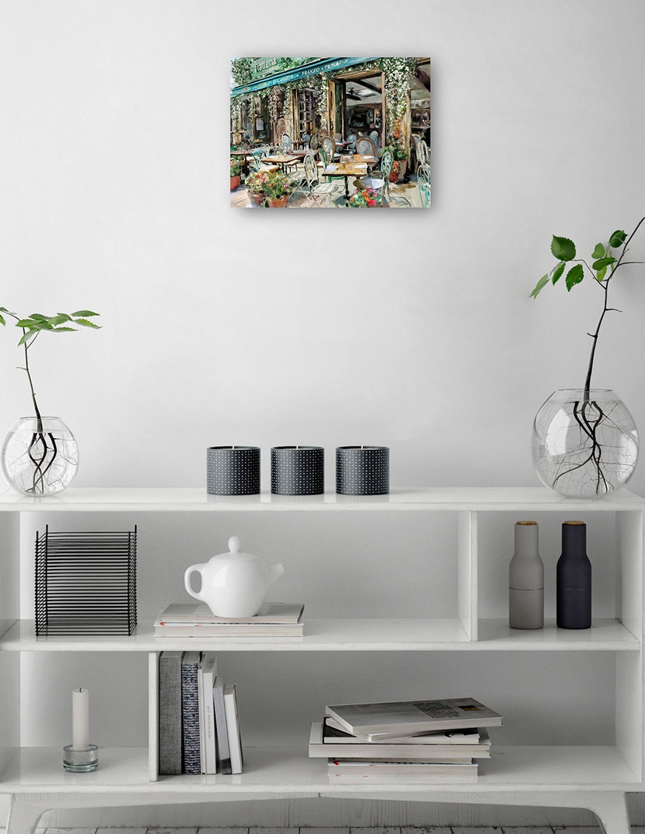 Cuadro decorativo Mesón técnica mixta Lugares 2